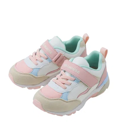 Miki House Kids' Velcro-strap Sneakers In Multi