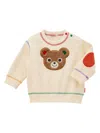 Miki House Waffle Pucci Sweatshirt In 中性色