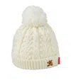 Miki House Wool-blend Beanie In Ivory