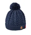 Miki House Wool-blend Beanie In Navy