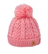 Miki House Wool-blend Beanie In Pink