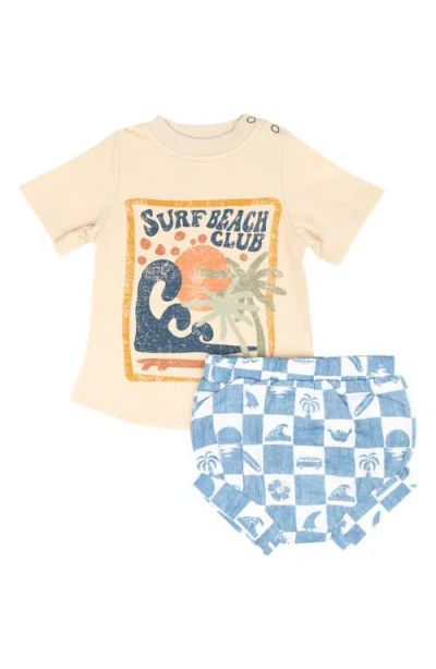 Miki Miette Babies'  Christopher T-shirt & Shorts Set In Point Break