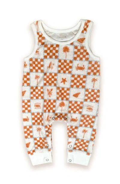 Miki Miette Babies'  Drew Tank Romper In Multi