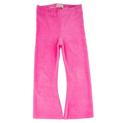 Miki Miette Babies'  Farrah Pull-on Flare Pant In Pink