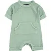 Miki Miette Henry Jersey Romper In Crocodile