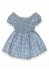 Miki Miette Babies'  Ivy Dress In Blue