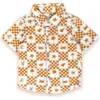 Miki Miette Babies'  Jerry Short Sleeve Buttondown In Multi