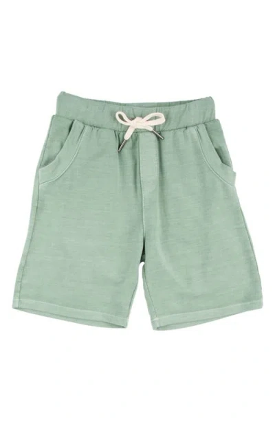 Miki Miette Kids' Rusty French Terry Shorts In Crocodile