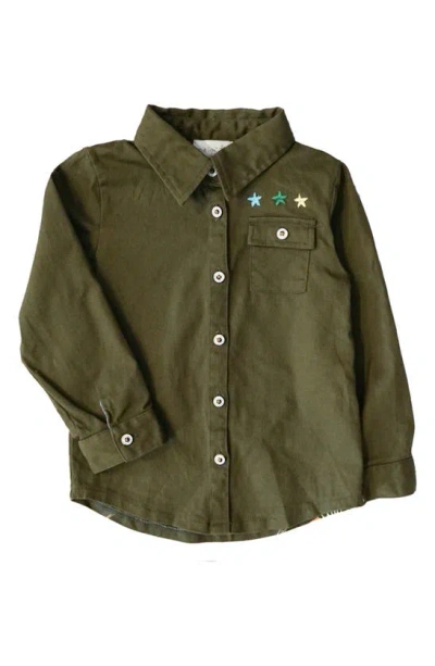 Miki Miette Kids' Tatum Safari Cotton Shirt Jacket