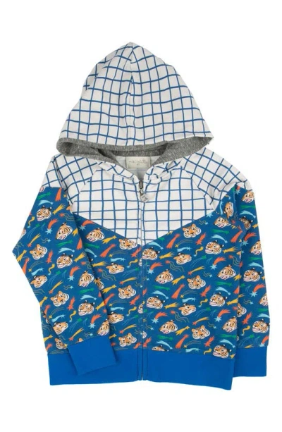 Miki Miette Kids' Wild Thing Mix Print Zip-up Hoodie In Wildthing