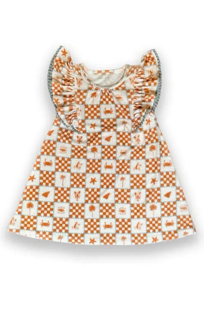 Miki Miette Kids'  Ruffle Dress In Multi