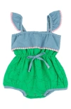 Miki Miette Willa Tank Bubble Romper In Ipanema