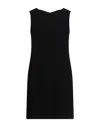 Miki Thumb Short Dresses In Black
