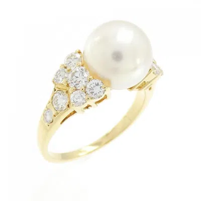 Pre-owned Mikimoto (18k) Band Ring ()