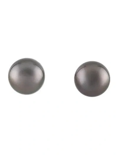Pre-owned Mikimoto 18k Pearl Stud Earrings In Multi