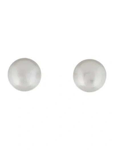 Pre-owned Mikimoto 18k Pearl Stud Earrings In Multi