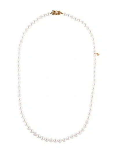 Pre-owned Mikimoto 18k Premium Akoya Cultured Pearl Necklace, 24" In Multi