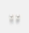 Mikimoto 18kt Gold Earrings With Akoya Pearls In White