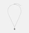Mikimoto 18kt Gold Necklace With Pearl And Diamonds In Silver