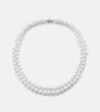 Mikimoto 18kt White Gold Necklace With Pearls In White