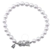 Mikimoto 6.5mm-6mm "a" Quality Akoya Pearl Bracelet With 18k White Gold Clasp In White