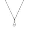 Mikimoto 7.5-8mm Akoya Cultured Pearl 0.10ct Of Diamonds 18k White Gold - Pps752dw In White