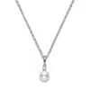 Mikimoto 8-8.5mm Akoya Cultured Pearl 0.10ct Of Diamonds 18k White Gold - Pps802dw In White