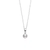 Mikimoto 8mm Aa Grade Akoya Cultured Pearl Pendant In 18k White Gold In White