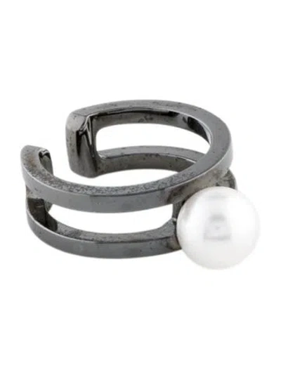 Pre-owned Mikimoto Akoya Pearl Passionoir Ear Cuff In Multi