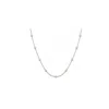 Mikimoto Akoya Pearl Station Necklace With 18k Yellow Gold 18" 5.5mm A+ - Pcq158lk In Yellow