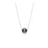 Mikimoto Black South Sea White Gold Single Pearl Pendant Necklace 10mm - Mpq10059bxxw In Black