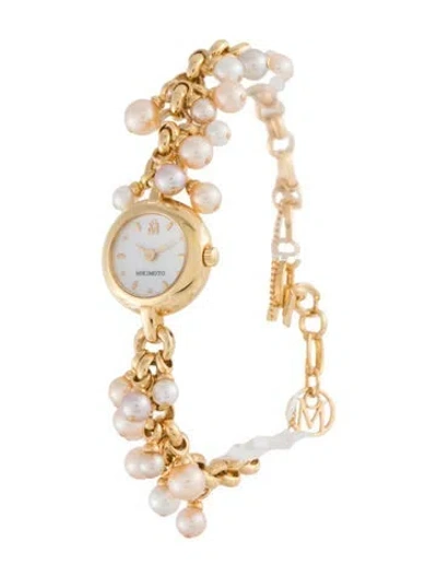Pre-owned Mikimoto Classic Watch, 18mm In Multi