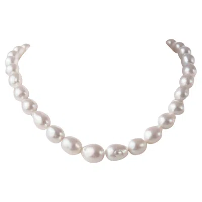 Pre-owned Mikimoto Graduated Baroque Pearl Necklace In Multi