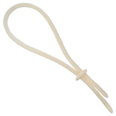 Pre-owned Mikimoto Japanese Akoya Cultured Pearl Y Style Necklace In Multi