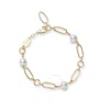 Mikimoto M Code Akoya Cultured Pearl Bracelet In 18k Yellow Gold - Mdq10059axxk In Yellow