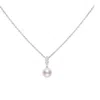 Mikimoto Morning Dew Akoya Cultured Pearl Pendant  18k White Gold - Mpa10382adxw In White