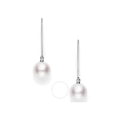 Mikimoto Pearl 18k White Gold Classic Earrings - Pea1005w