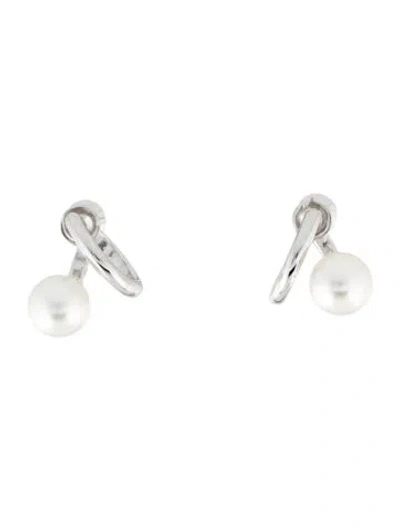 Pre-owned Mikimoto Pearl Ear Cuff In Multi