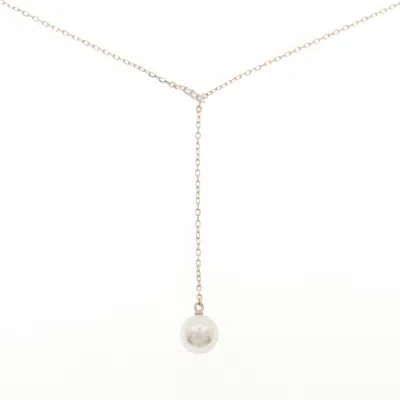 Pre-owned Mikimoto Pink Gold (18k) Necklace ()
