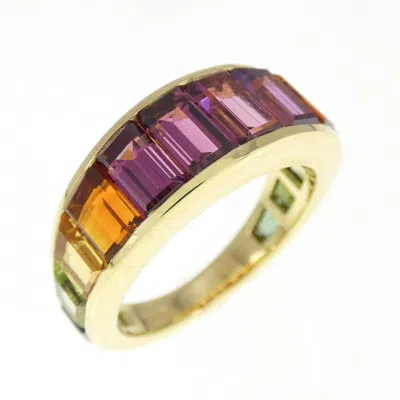 Pre-owned Mikimoto Yellow Gold (18k) Band Ring ()