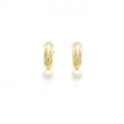 Pre-owned Mikimoto Yellow Gold (18k) Clip Earrings () In Multi