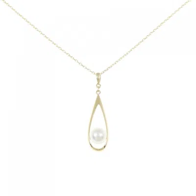 Pre-owned Mikimoto Yellow Gold (18k) Necklace ()