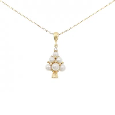 Pre-owned Mikimoto Yellow Gold (18k) Necklace ()