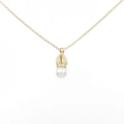 Pre-owned Mikimoto Yellow Gold (18k) Necklace ()