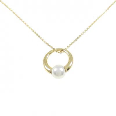 Pre-owned Mikimoto Yellow Gold (18k) Necklace ()