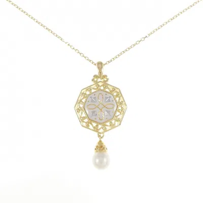 Pre-owned Mikimoto Yellow Gold (18k) Necklace ()