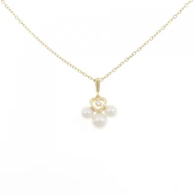 Pre-owned Mikimoto Yellow Gold (18k) Necklace ()