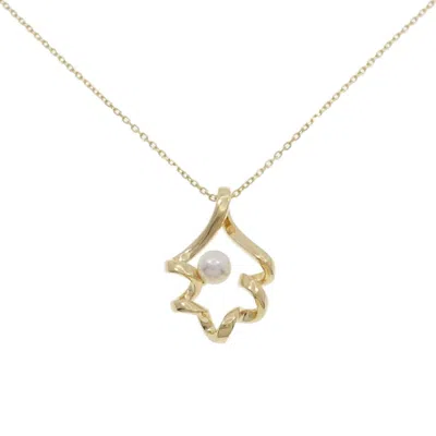 Pre-owned Mikimoto Yellow Gold (18k) Necklace () In Multi