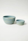 Mikkarbo Hunny Matcha Bowls In Blue