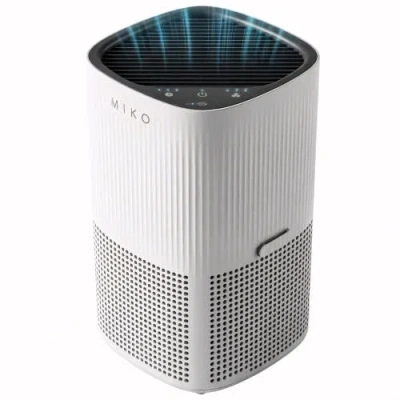 Miko A-200 Air Purifier With Hepa Filtration And Aromatherapy 600 Sq Ft In White